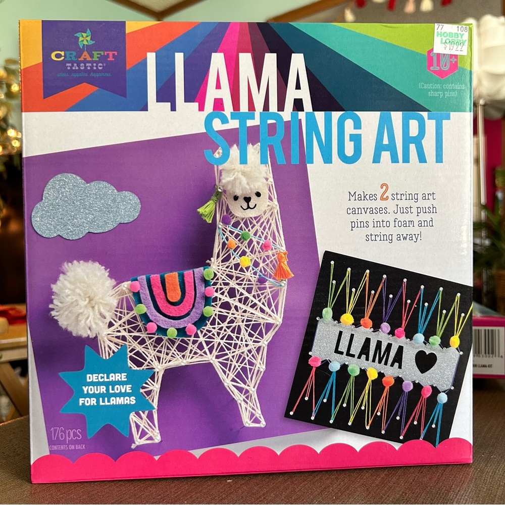 Craft-tastic Llama String Art Kit
